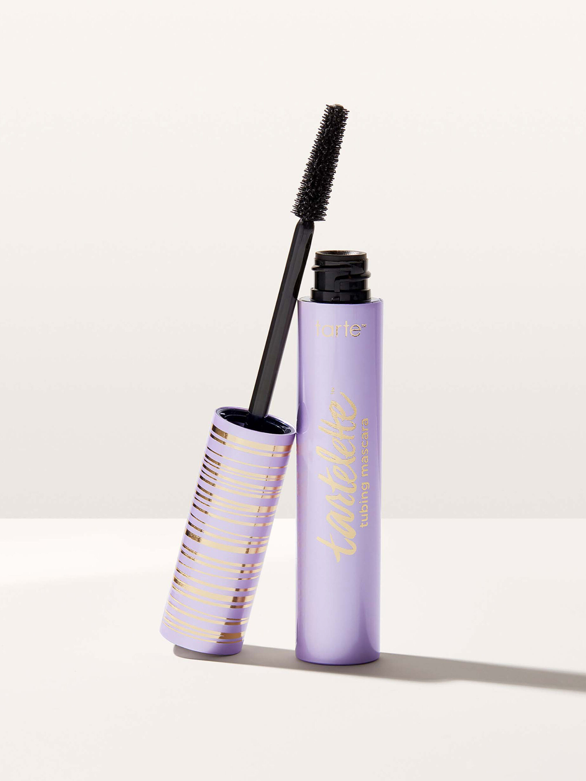 She explained that the Tarte Tubing Mascara made her short, blonde lashes appear fuller