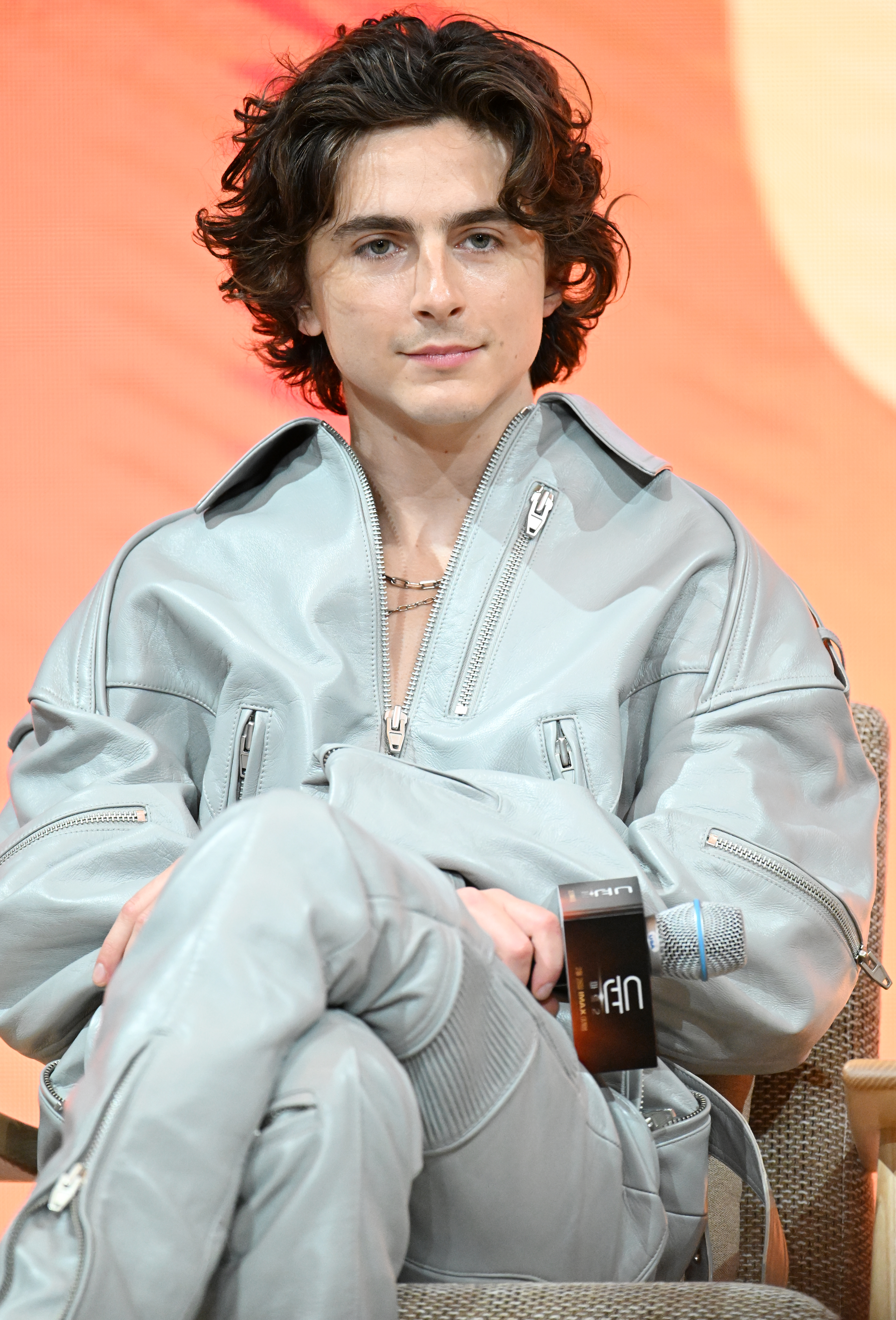 Timothee Chalamet made a chestnut velvet coat look alluring in Wonka