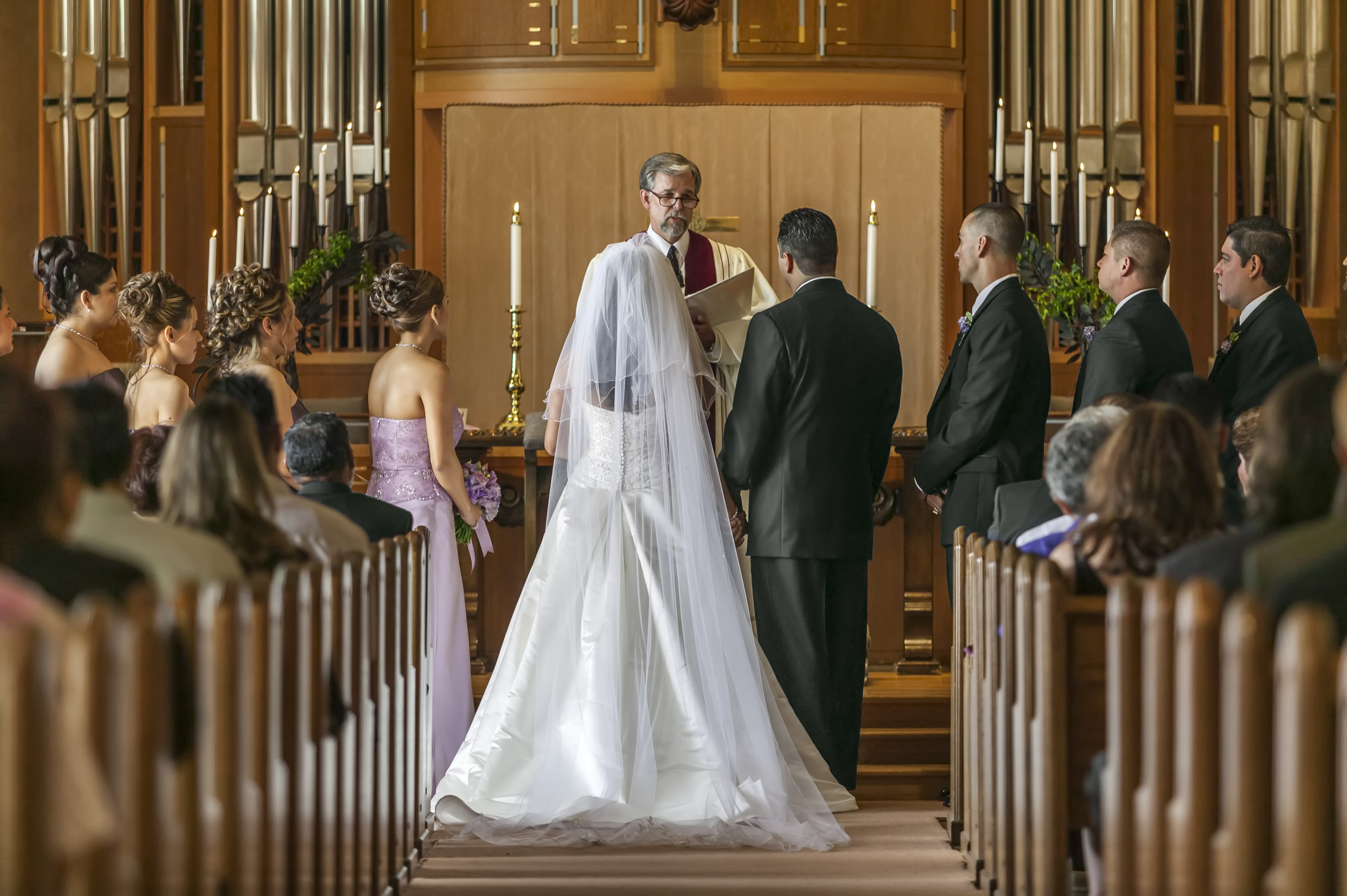 A wedding was accompanied by several twists that surprised the guests (stock photo)