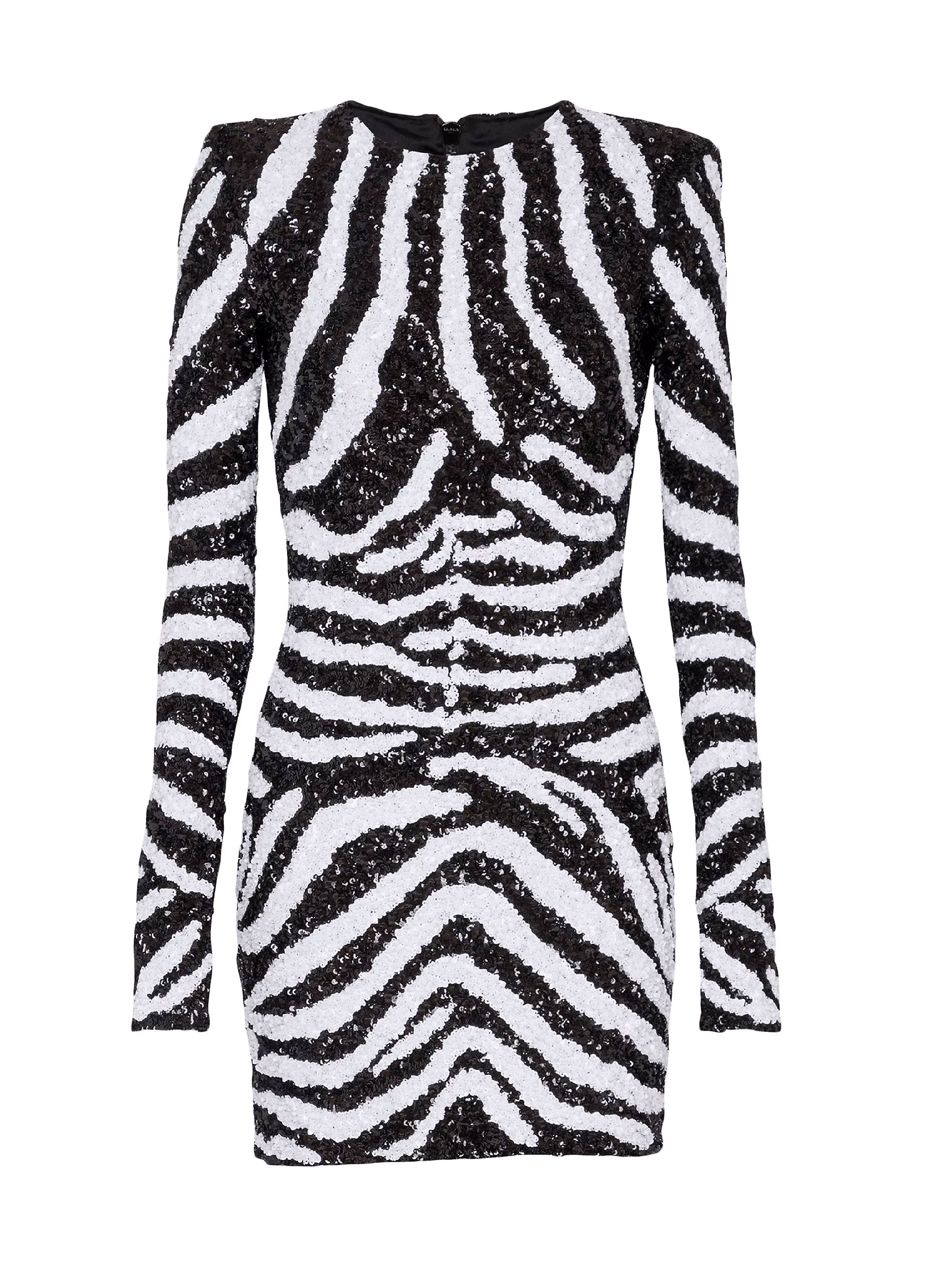 A zebra sequin model costs $8,000