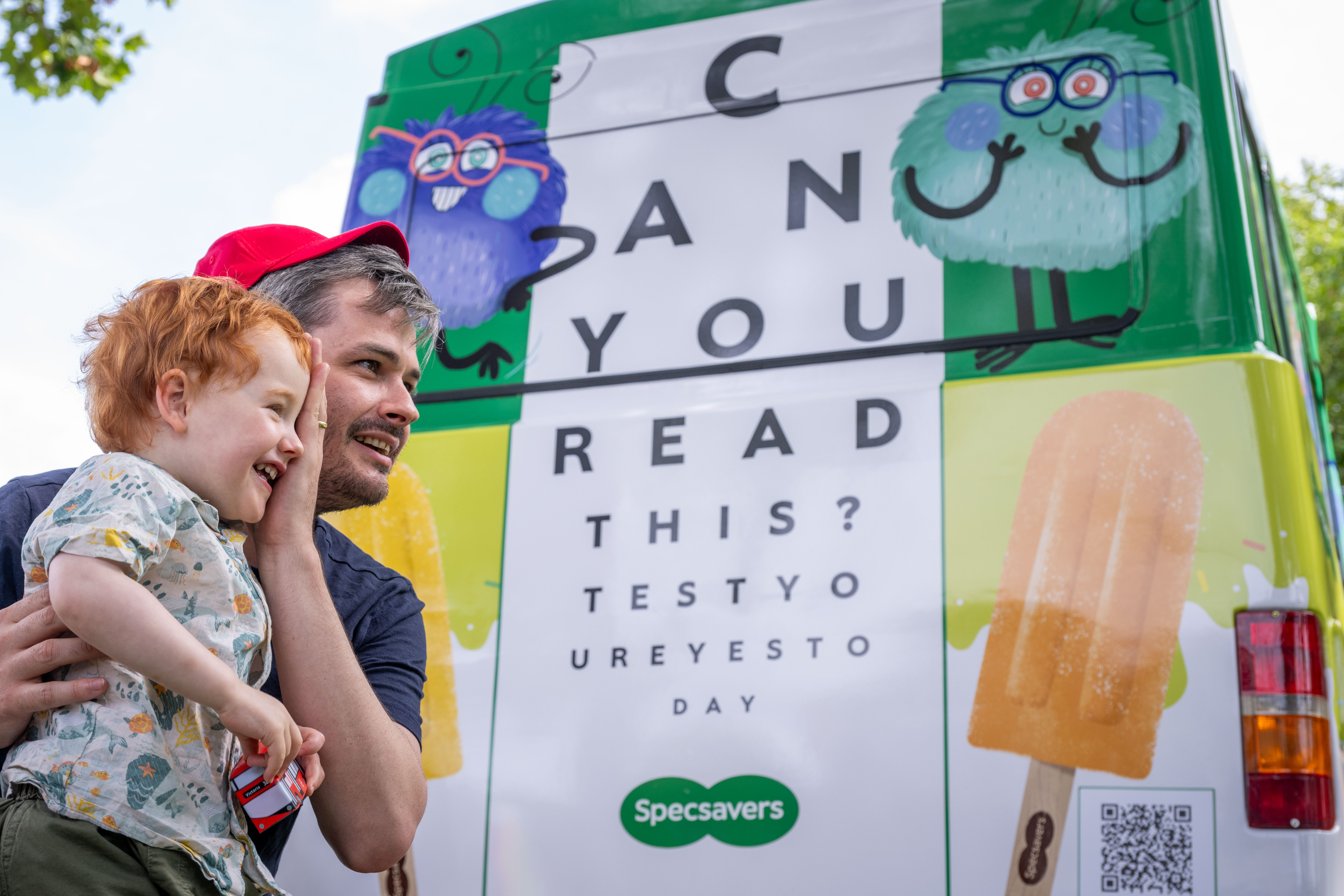 Specsavers is helping to get eye tests on parents' radars this summer with its Eye Screen Van, equipped with visual screeners and free ice creams for kids