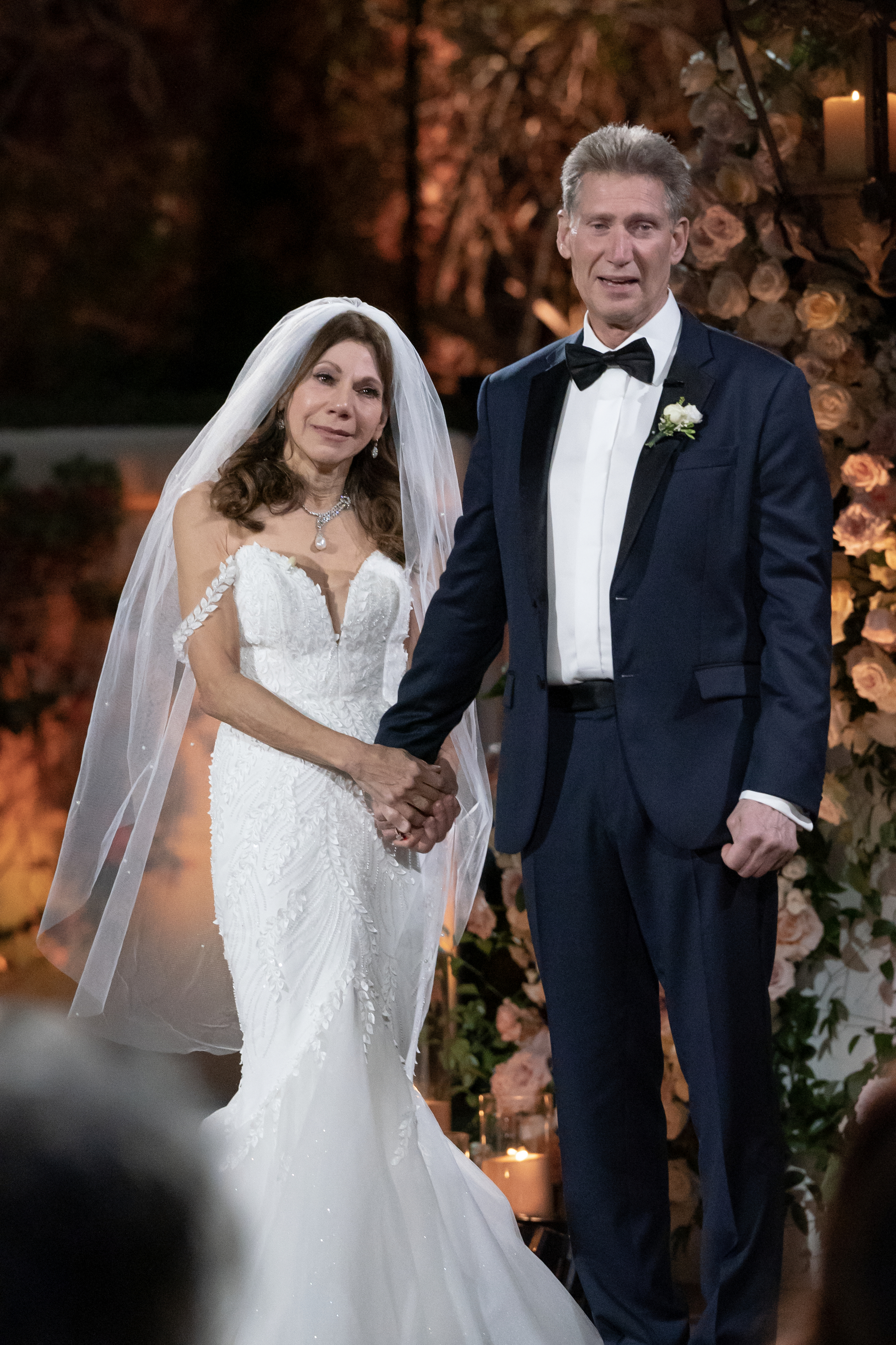 Gerry and Theresa walked down the aisle live on TV in January