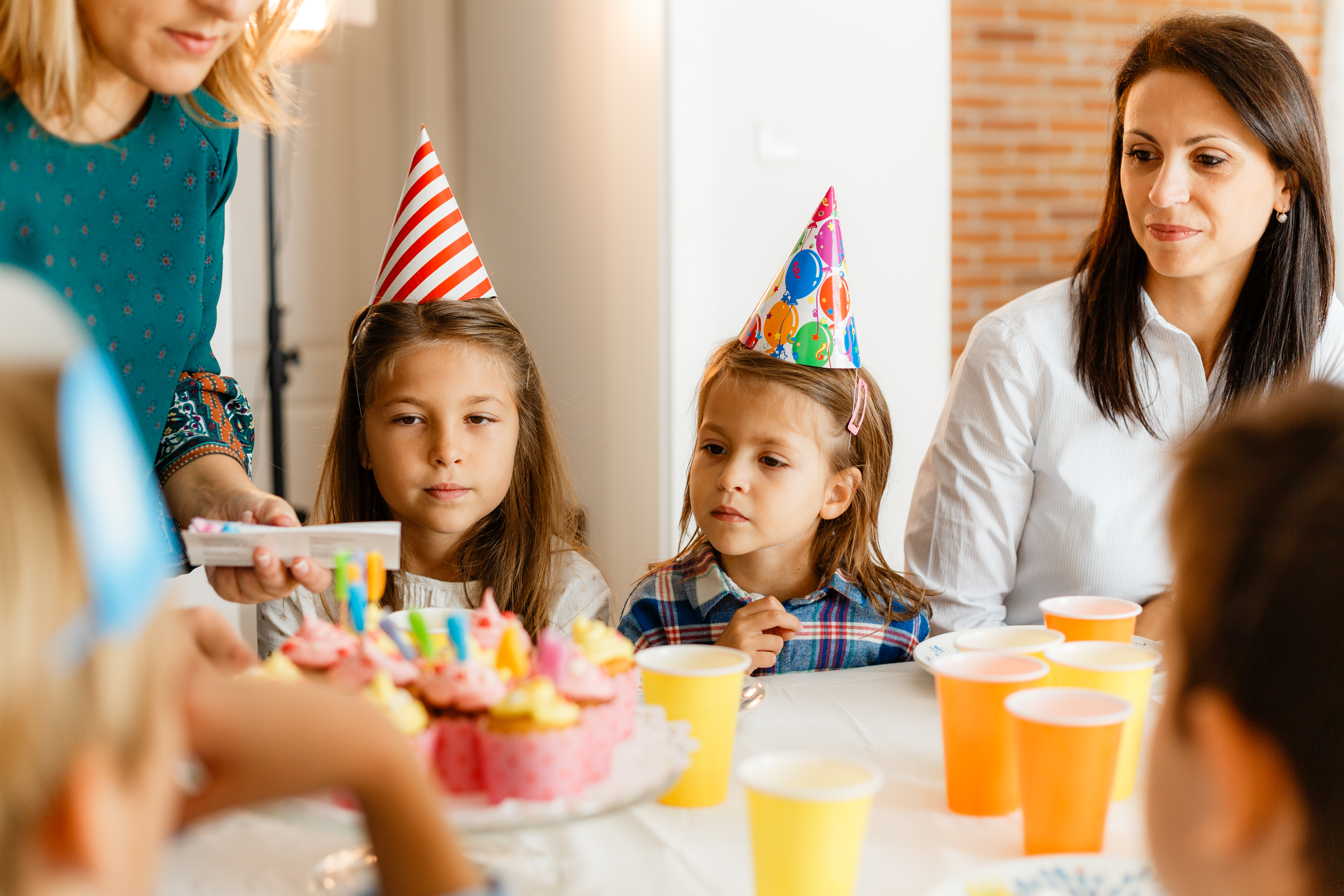 A mother has complained about parents taking their children to her child's birthday party