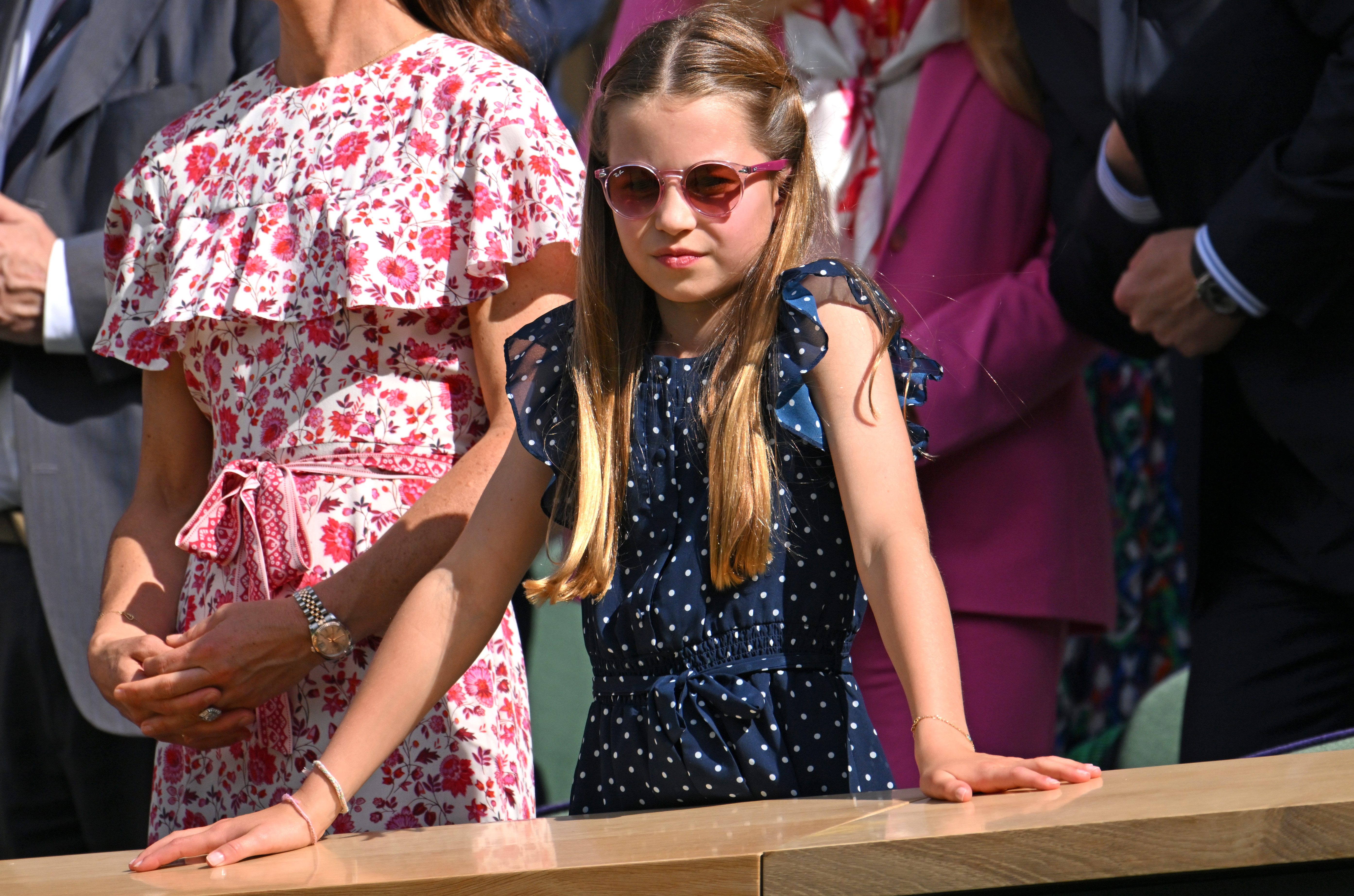 It is said that Kate took Charlotte to Wimbledon as "special treat"