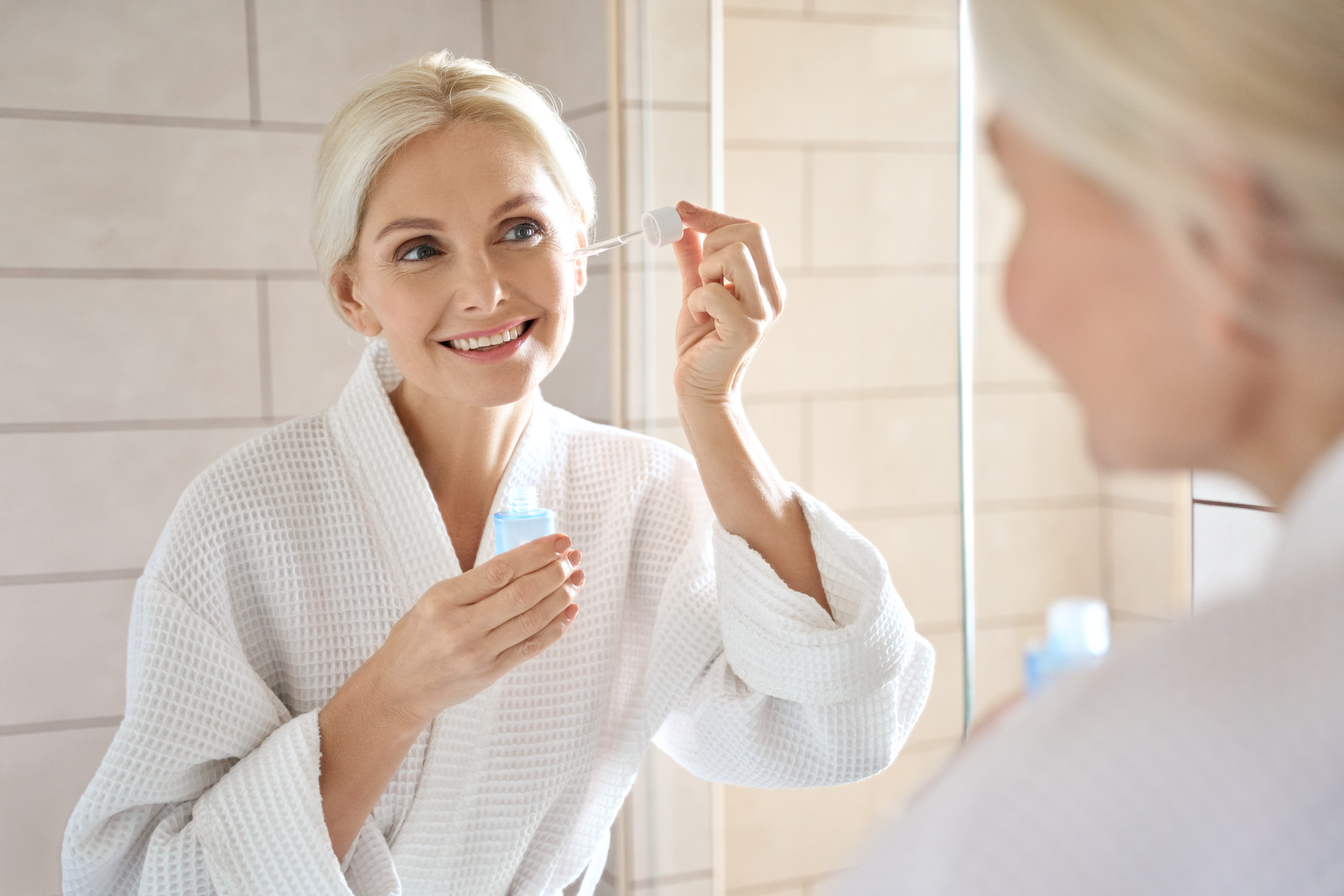 A serum that skin-care buyers are raving about — and it's currently on sale (stock photo)