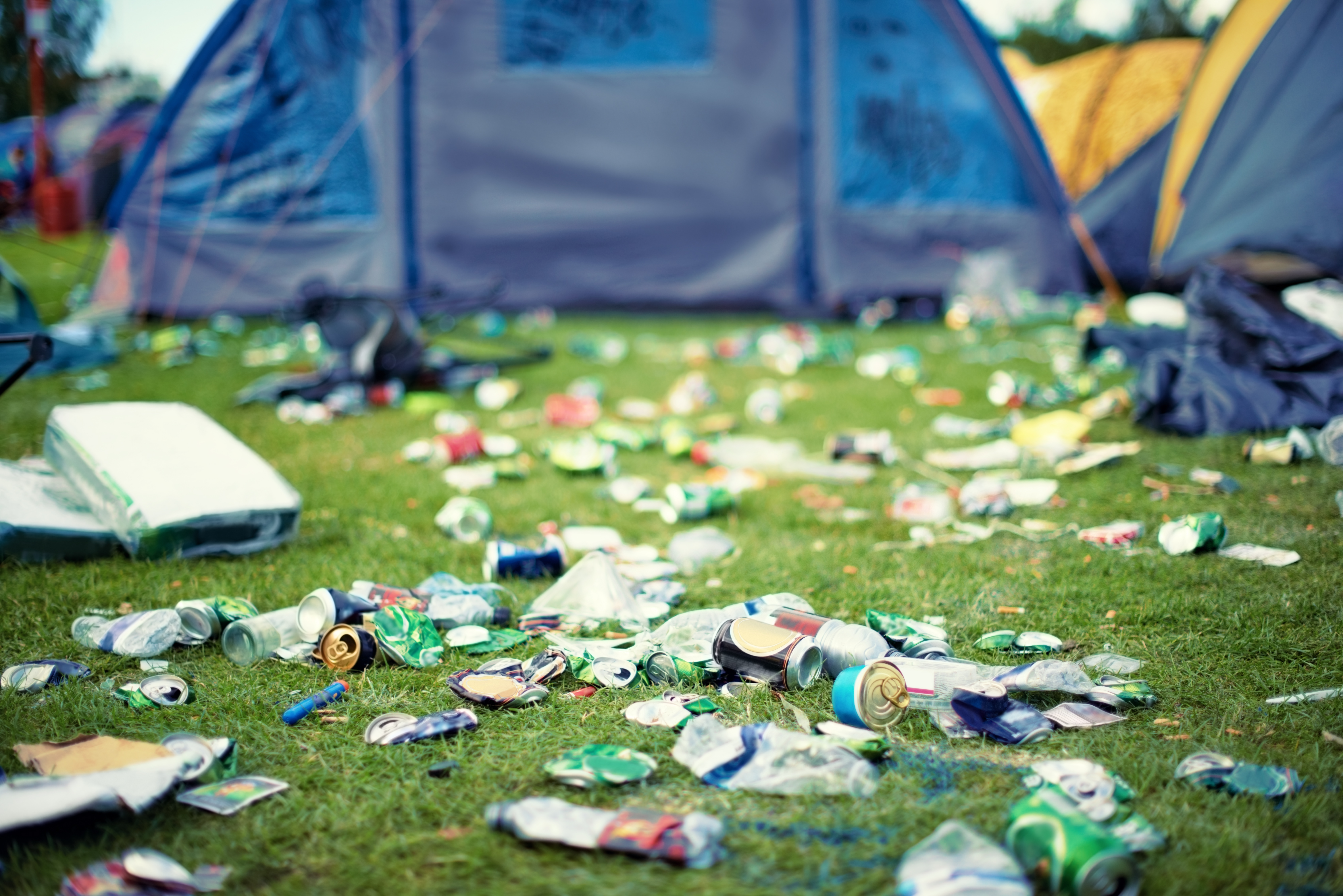 Campsites are often left in disrepair