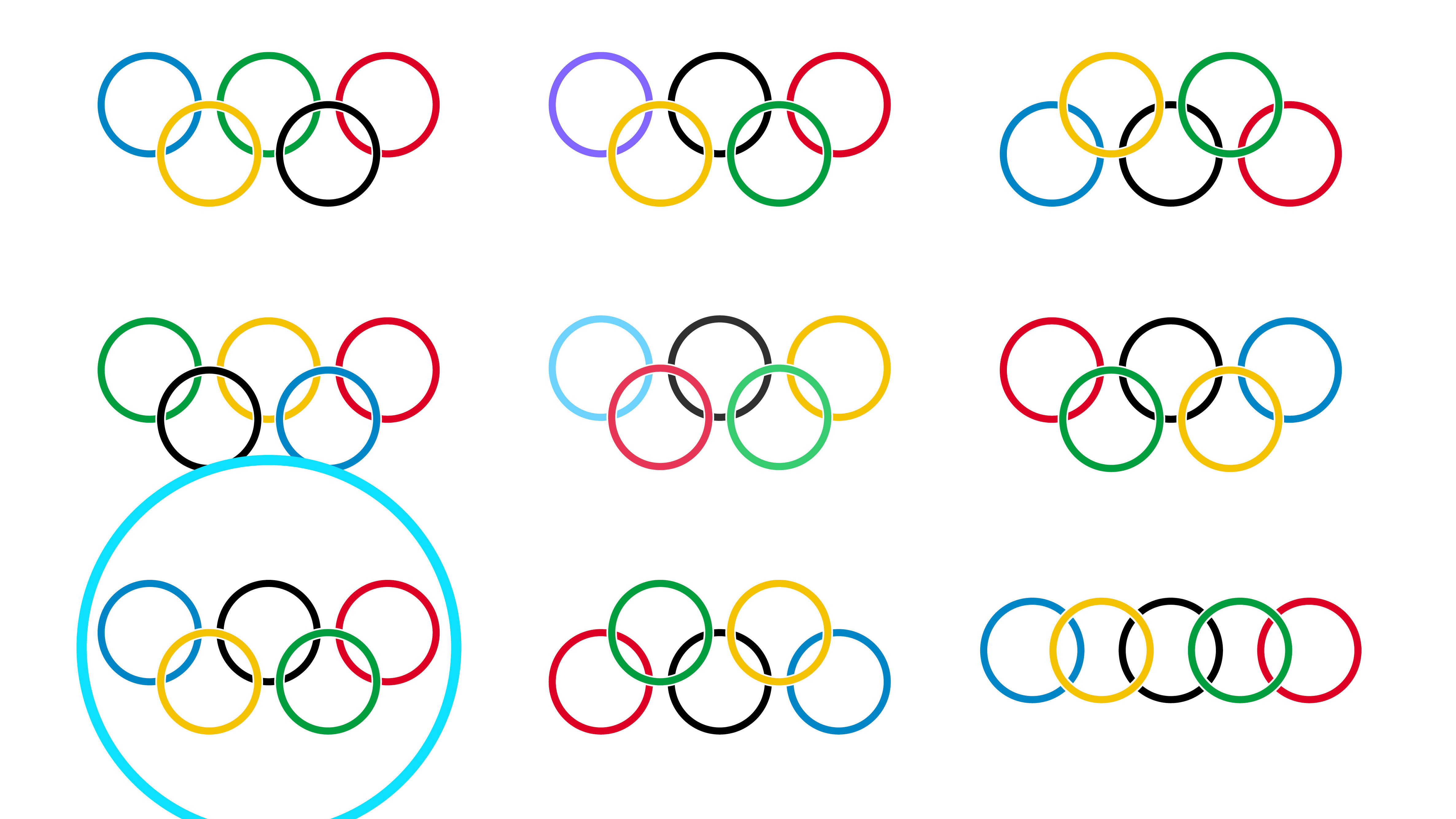 The correct Olympic symbol can be spotted in the bottom left of the artwork