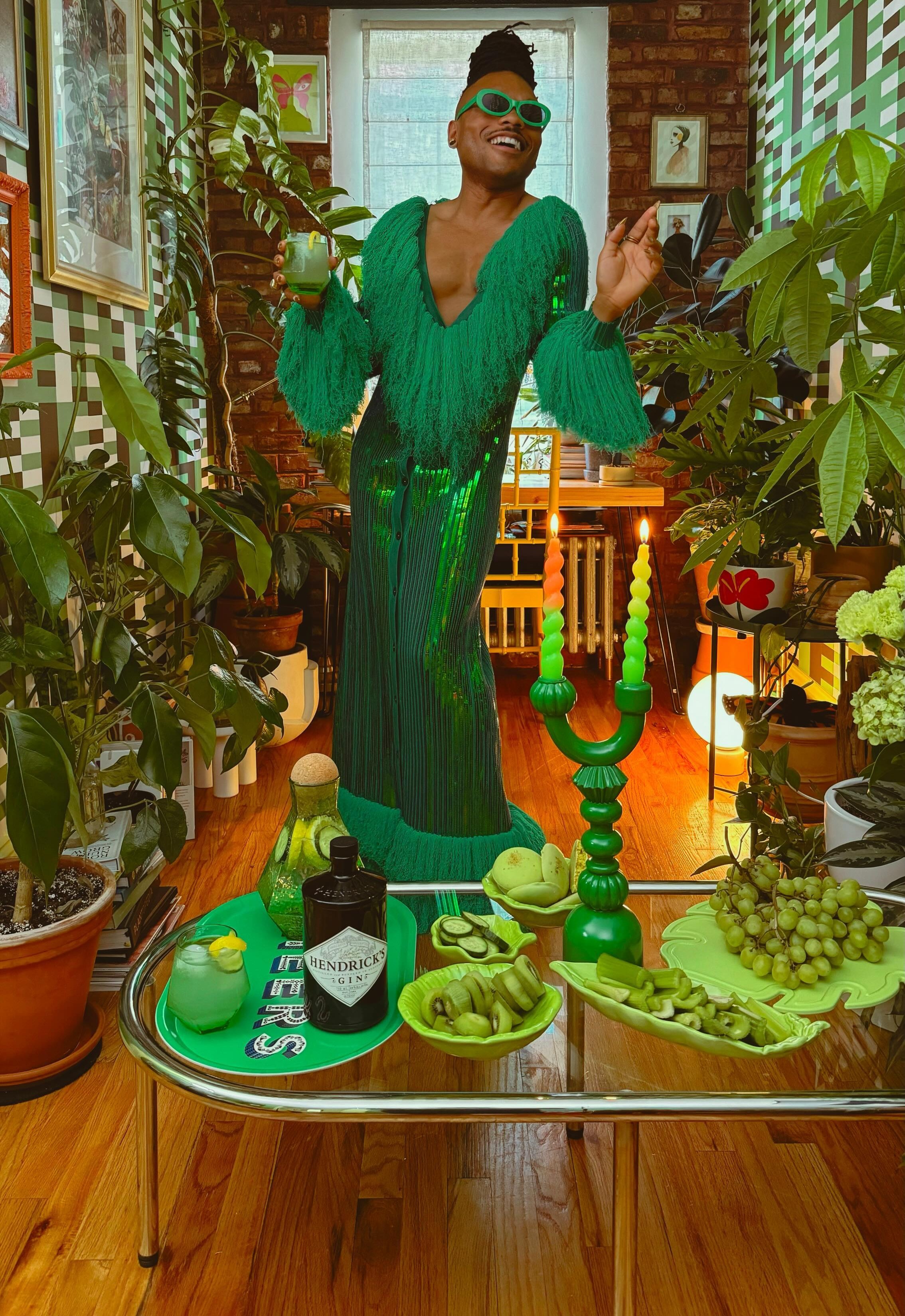 The influencer and author has more than 200 plants in her Brooklyn apartment