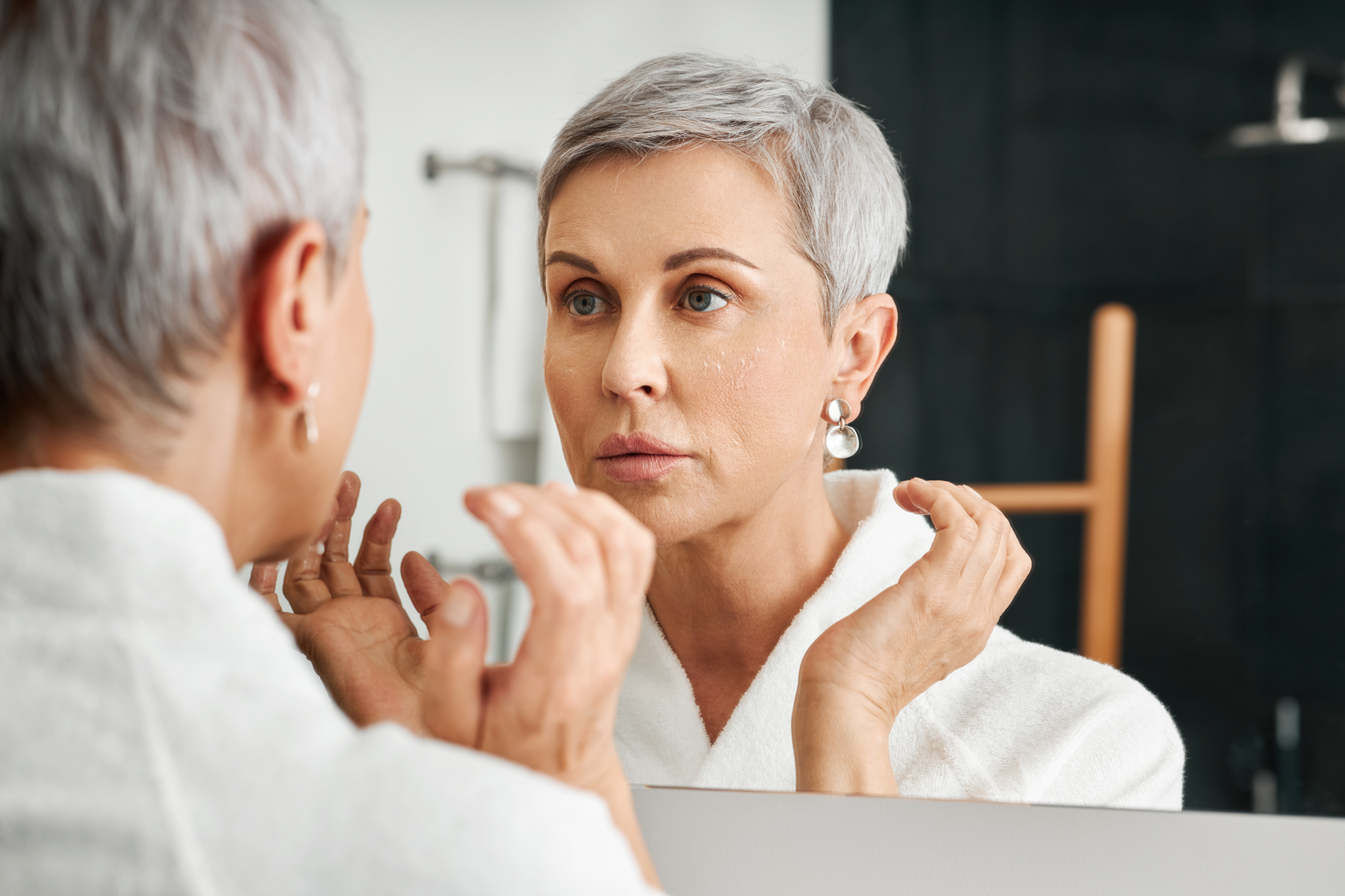 A woman shared her grandmother's two anti-aging tips in a post on Reddit (stock image)