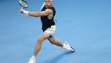 Ben Shelton, the American with the dazzling serve, returns to the open