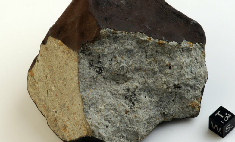 A strange stone in a box is linked to a shooting star that fell 54 years ago