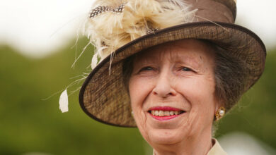 Princess Anne returns home from the hospital