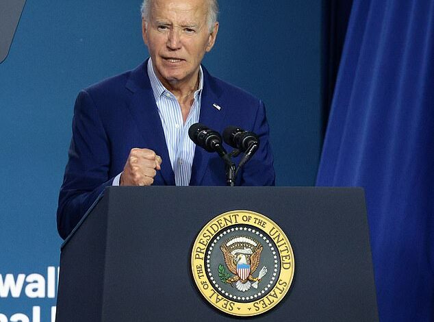 Desperate Biden hits back at NY Times after it told him to drop out of race – as Democratic donors float ‘intervention’ led by Obama to get president to see sense after debate