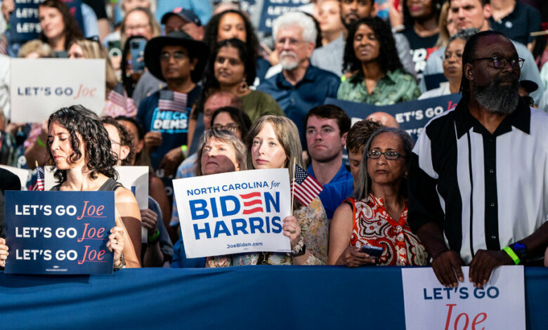 These voters supported Biden in 2020. But now…