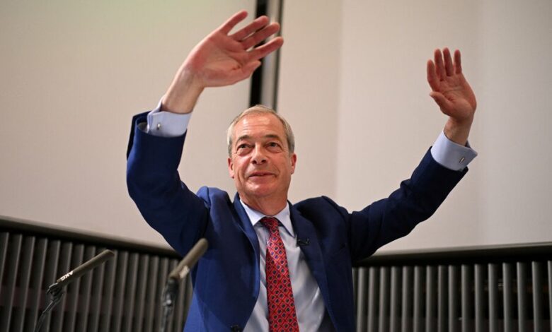 Farage, anti-immigrant icon, could change Britain’s Conservative course