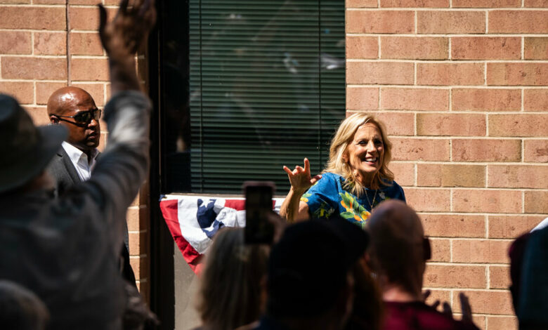 Jill Biden visits 3 states in one day, assures voters Biden is ‘all in’