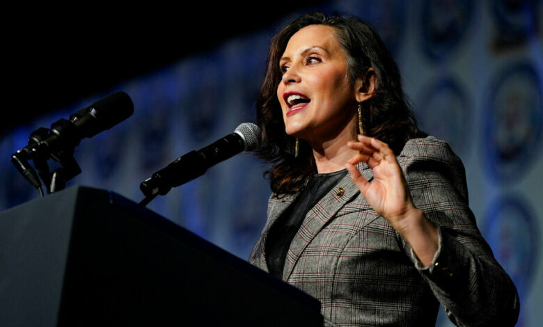 Gretchen Whitmer says she won’t run for president even if Biden leaves office