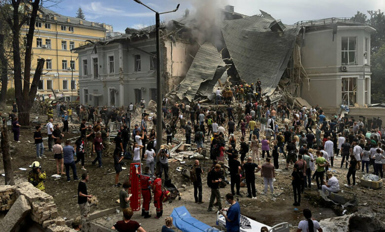 Russia Destroys Children’s Hospital in Deadly Barrage in Ukraine