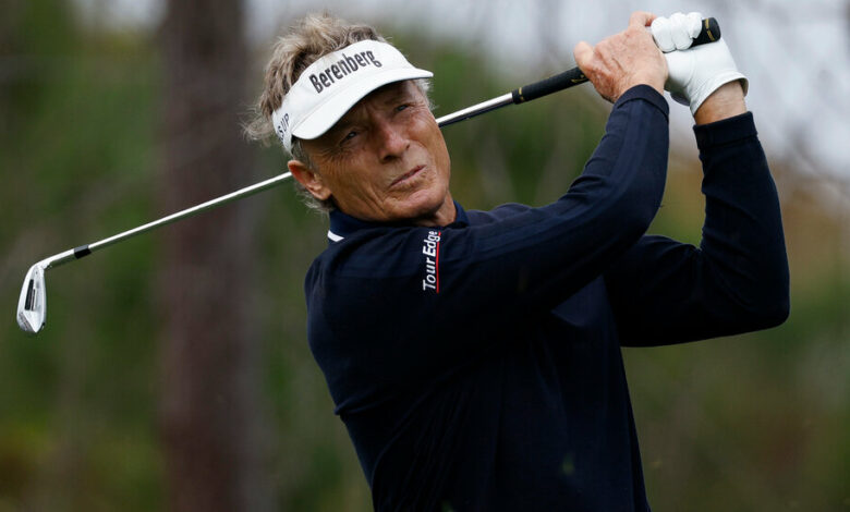 Bernhard Langer, a master of the Masters for 40 years, omits this