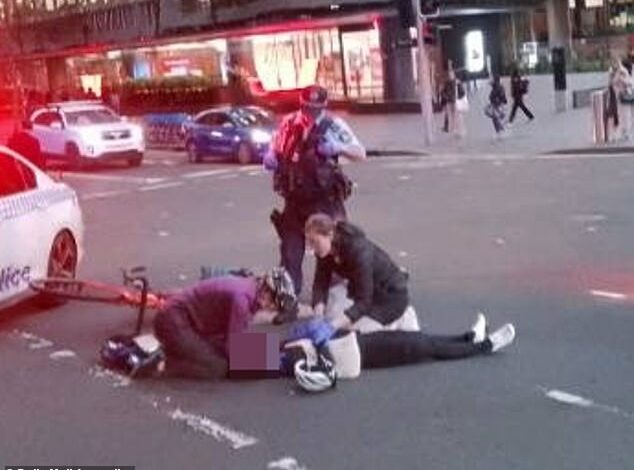 Crash in Sydney CBD: Horror scenes as cyclist hit during rush hour