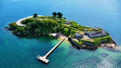 Tiny Drake’s Island off the coast of Plymouth is for sale – and it could be the perfect spot for a hotel