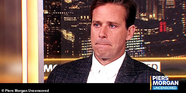 Disgraced actor Armie Hammer is asked point blank in an uncomfortable interview with Piers Morgan if he has ever eaten human flesh