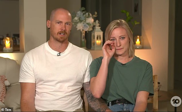 Australian couple breaks up during interview with The Project after their dreams were shattered when cruel conman stole 0,000 of their savings