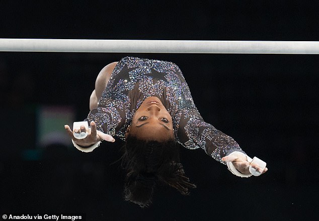 Simone Biles celebrates stunning qualifying round performance at the Paris Olympics with provocative TikTok post