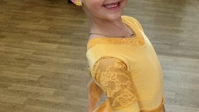 Talented ballroom dancer, 6, nicknamed the ‘pocket rocket’, is already competing with people twice her age