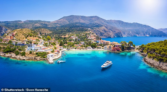 Kefalonia goes all out for glamour: Greece’s tranquil, natural beauty with ‘unspoilt beaches’ has a new luxury hotel – and it has ‘stunning views of the Ionian Sea’