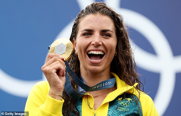 Fox does it again! Australian heroine Jess wins ANOTHER Olympic gold medal in Paris after winning the C1 slalom final