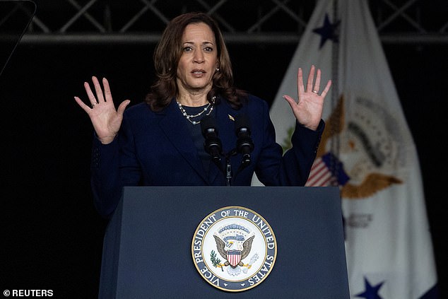 Kamala Harris responds to Trump’s shocking claim he ‘didn’t know’ she was black as she calls on historic African-American sorority to ‘fight for our future’