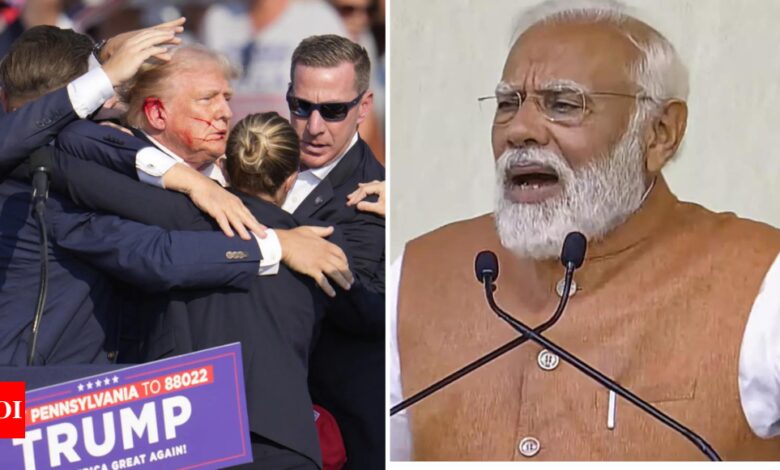 After Trump assassination attempt, BJP recalls 2013 attack on PM Modi rally | India News – Times of India