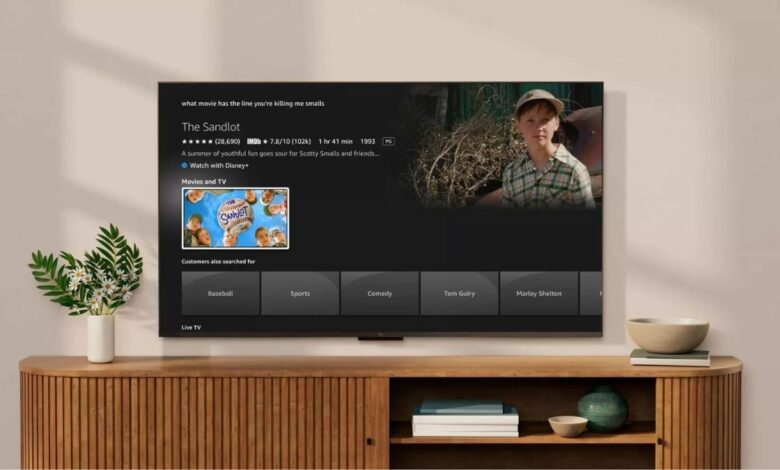 Amazon Fire TV devices now let you search for movie recommendations