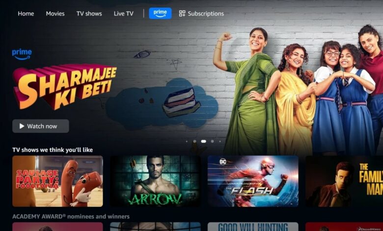 Amazon Prime Video UI revamped with new content bar and AI features