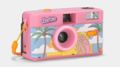 Bubblegum pink point-and-shoot movie camera unveiled for Barbie fans, complete with matching bag