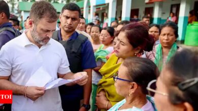 Congress, INDIA bloc to raise Manipur issue with full force in Parliament: Rahul | India News – Times of India