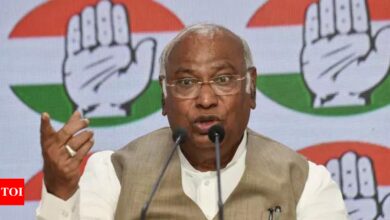 Congress slams move over ‘Samvidhaan hatya diwas’ joke | India News – Times of India