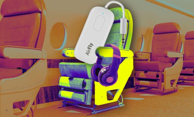 Connect any Bluetooth headset to in-flight entertainment with this  device