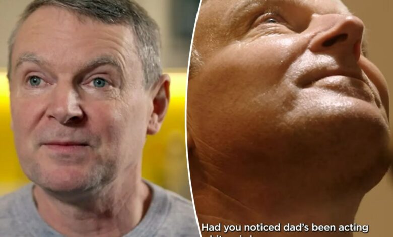 Dad of 22 Noel Radford goes topless for spray tan during ‘midlife crisis’