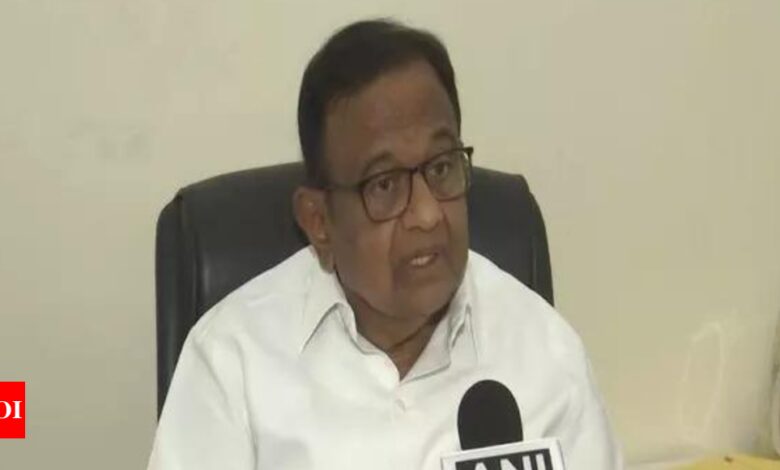 ‘Emergency was a mistake, accepted by Indira Gandhi,’ says P Chidambaram | India News – Times of India