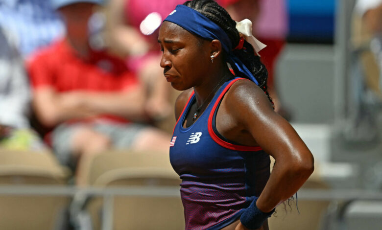 Coco Gauff loses to Donna Vekic at Olympics after line call controversy