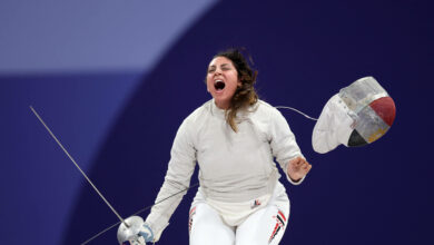 Olympic fencer says she competed 7 months pregnant