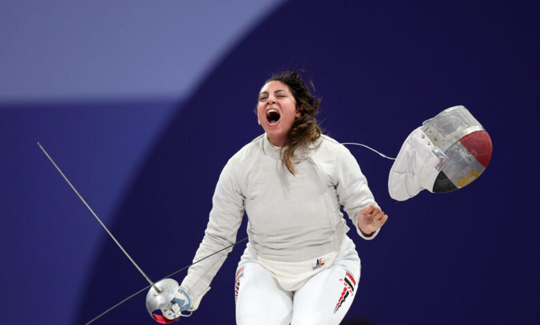 Olympic fencer says she competed 7 months pregnant