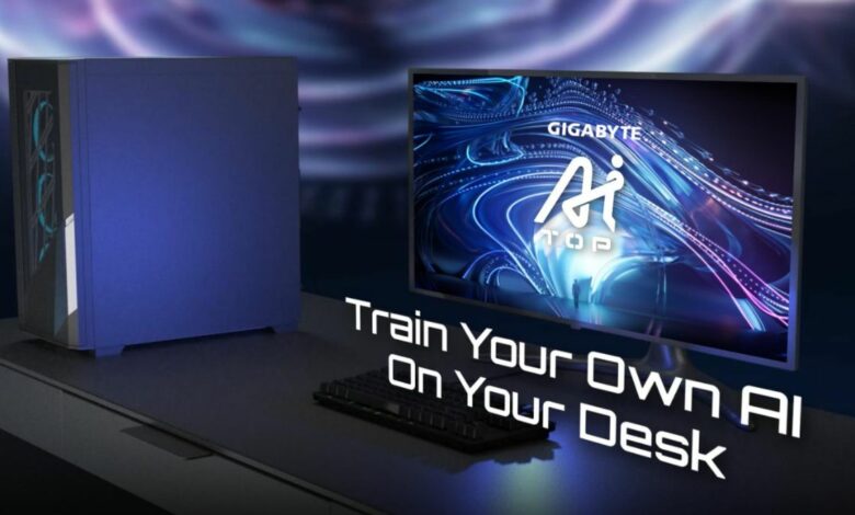 Gigabyte AI Top lets you train AI locally on your desktop