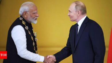 ‘Gleam of hope’: India’s father stuck in Russian army during PM Modi’s visit to Moscow | India News – Times of India