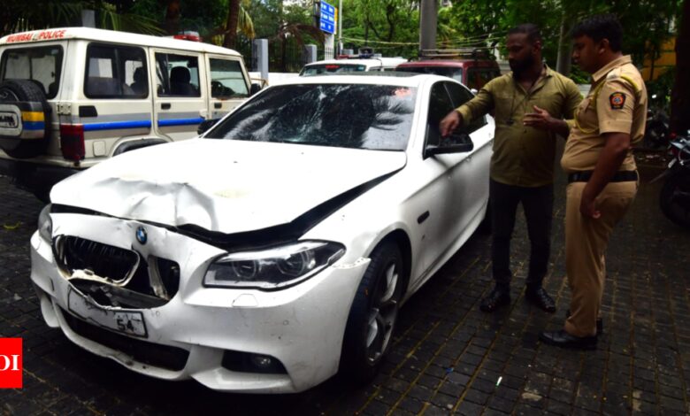 Hit and run case: Huge manhunt launched to nab Shiv Sena leader’s son who ran over woman in BMW, Caution circular issued | India News – Times of India