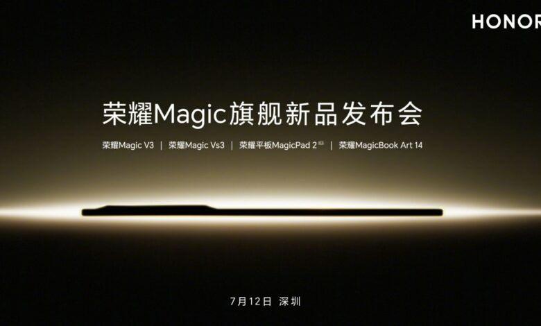 Honor Magic V3, Magic Vs3, MagicPad 2 and more to be launched on this date