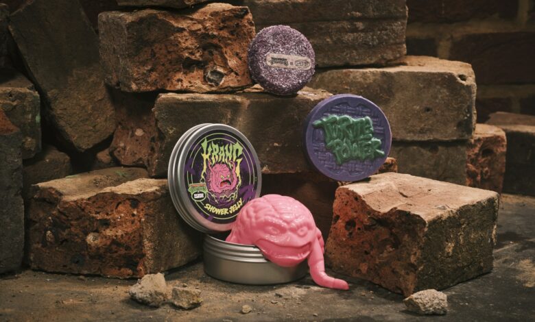 I tried the Lush Turtles bath line – the jelly soap looks horrible but smells divine