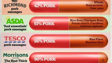 Is Britain Secretly Going Vegetarian? MailOnline Reveals ‘Pig’ Sausages On Supermarket Shelves Containing More Fake Meat Than The Real Thing